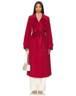 Lamarque Abrigo Margaret En Color Rojo Talla En