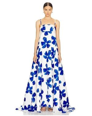 SAU LEE Lucia Dress - Blue