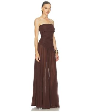 Camila Coelho Estrella Maxi Dress in Brown | Lyst Camila Coelho Estrella Maxi Dress in Brown | Lyst