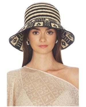 Brixton Redding Packable Straw Hat - Multicolour