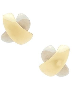 BaubleBar Boucles D'Oreilles En Metallic,Metallis - Blanc