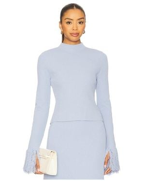 Clea Imogen Long Sleeve Knit Jumper - Blue