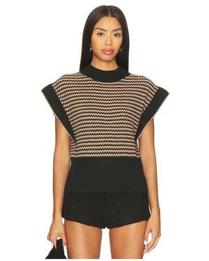 LNA Ärmelloser Sweater Ellisa - Schwarz