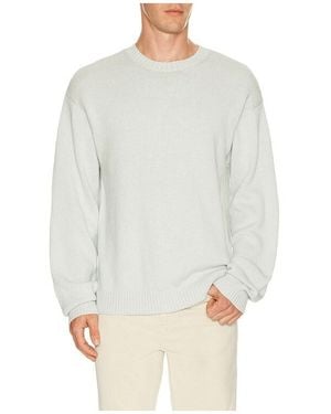 FRAME Cotton Silk Crewneck Jumper - White