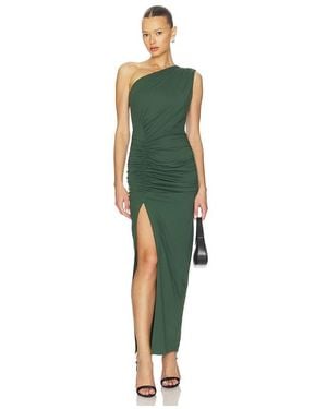 slim fit dress slacks Susana Monaco Tie Front Gathered Sleeveless Midi Dress in Snapdragon at Nordstrom, Size X-Large main image 1