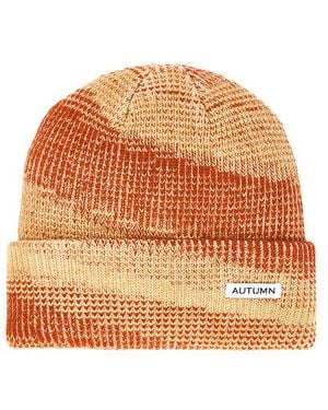 Autumn Headwear Cord Beanie - Orange