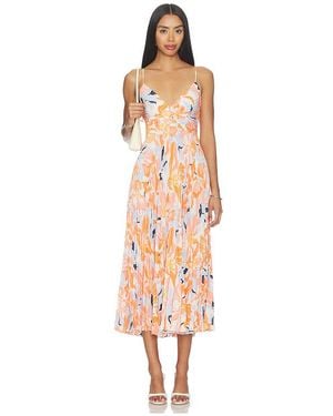 Astr Vestido Blythe En Color Coral, Talla (También En Xs, S, M, Xl) - Blanco