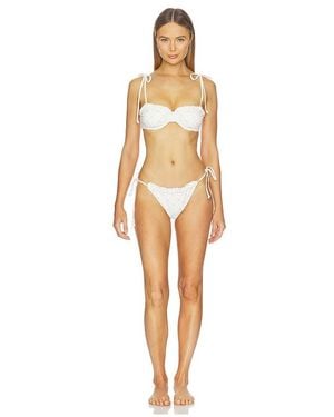 LoveShackFancy Lilabelle Bikini Set - White