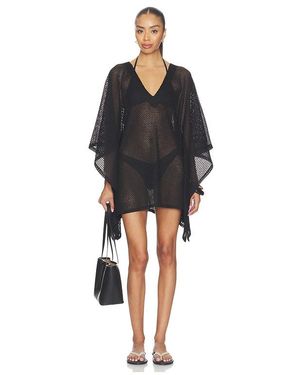 Ripley Rader Fishnet Caftan Short - Black