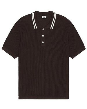 KROST English Rib Short Sleeve Polo - Black