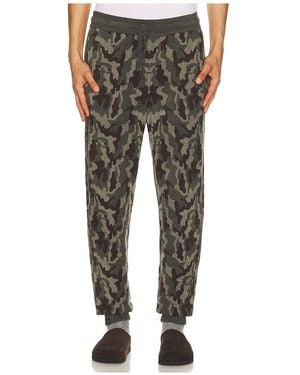 Barefoot Dreams Cozychic Ultra Lite Camo Jogger en Green - Noir