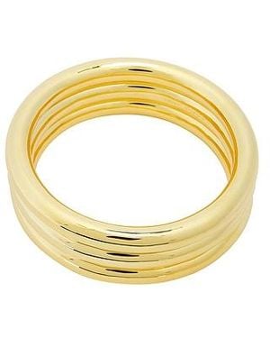 Eddie Borgo Cylinder Bangle Set - Metallic