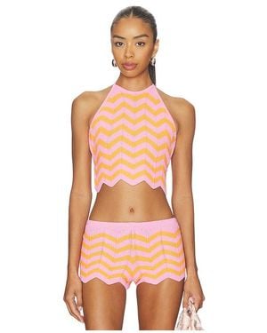 Kulani Kinis Neckholder-Top - Pink