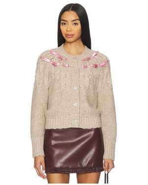 LoveShackFancy Cardigan Clementian - Natur
