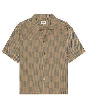 Rhythm Tanner Check Shirt - Brown