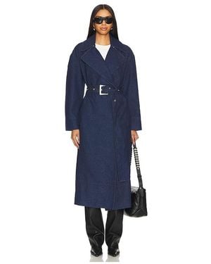 Apparis Trenchcoat Aus Denim Tate - Blau
