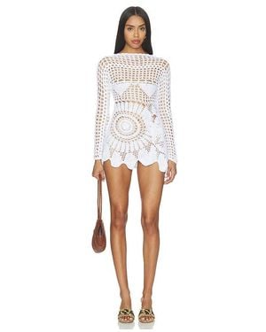 KETTEL ATELIER Clara Crochet Dress - White