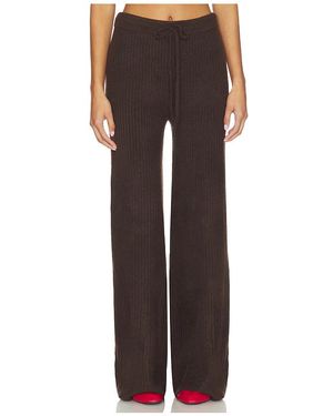 Bobi Wide Leg Pant - Brown