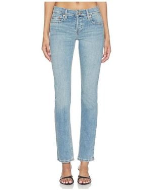 RE/DONE The Slim Cigarette Jeans in Black