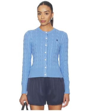Polo Ralph Lauren Cotton Long Sleeve Cardigan - Blue