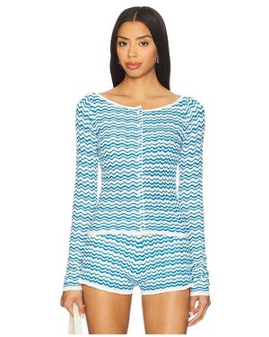 Amanda Uprichard Breezy Cardigan - Blue