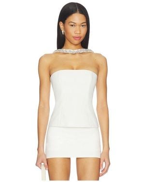 MAJORELLE Nicolette Top - White