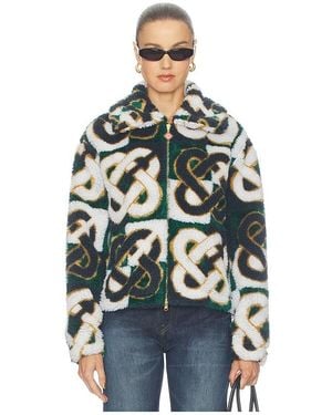 CASABLANCA Chaqueta Fleece En Color Multi Talla (También En Xs, S, M) - Azul