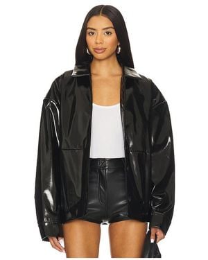 Lovers + Friends Stella Faux Leather Jacket - Black
