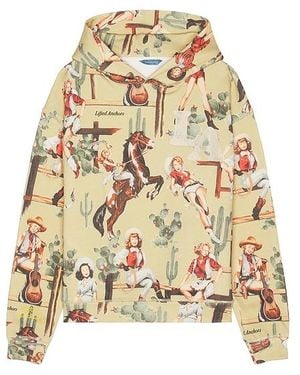 Lifted Anchors Jesse All Over Print Hoodie - Natural