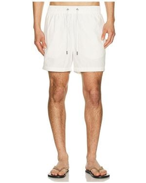Onia Charles 5 Swim Trunk - White