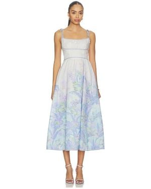Astr Dayna Dress - Blue