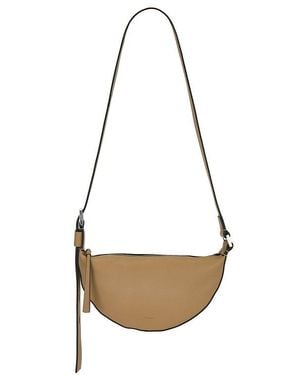 AllSaints Bolso Cruzado Half Moon En Color Marrón Talla En - Blanco