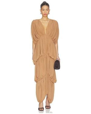 Ronny Kobo Damier Dress - White