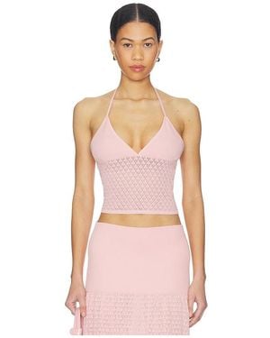 4th & Reckless X Revolve Avani Knit Top - Pink