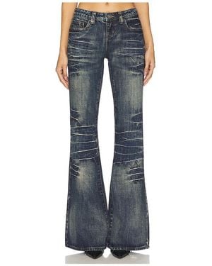 Jaded London Extreme Flare Jeans - Blue