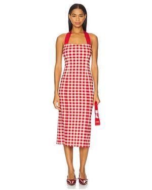 LPA Liz Midi Dress - Red