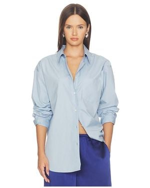Citizens of Humanity Thea Boyfriend Shirt - Blue
