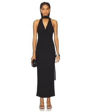 MAJORELLE Kelly Halter Gown - Black