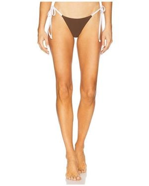 superdown May Bikini Bottom - White