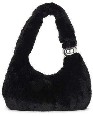 Simon Miller Faux Fur Figures Bag - Black