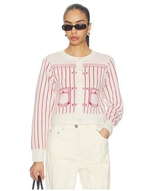 KENZO Trompe 'Oeil Cardigan - Pink