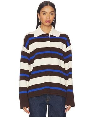 ALIGNE Ester Merino Rugby Top - Blue