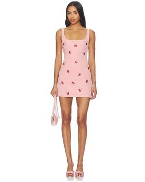 MAJORELLE Dulce Mini Dress - Red