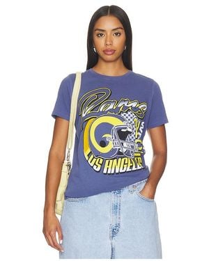 Junk Food T-Shirt Rams En. Taille Also En M, S, Xl/1X, Xs - Bleu