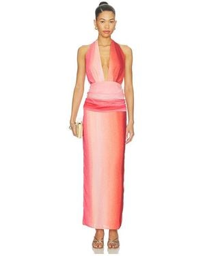 Baobab Lima Maxi Dress - Red