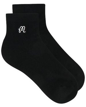 Malbon Calcetín De Tobillo Capri En Color Negro Talla