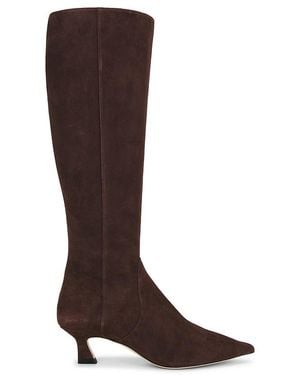 Stuart Weitzman Boot Vinnie Zip 50 - Braun