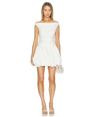 Jonathan Simkhai Salina Cotton Bubble Mini Dress - White
