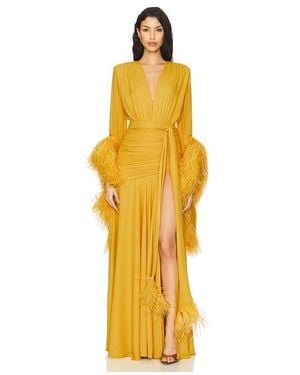 Bronx and Banco Geisha Maxi Dress - Yellow