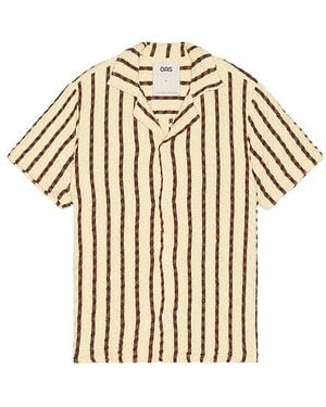 Oas Tartufo Cuba Waffle Shirt - White